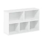 5-Cube Open Book Shelf Simple Stylish Design Yet Functional And Suitable For Any Room Easy To Assemble Storage Shelf