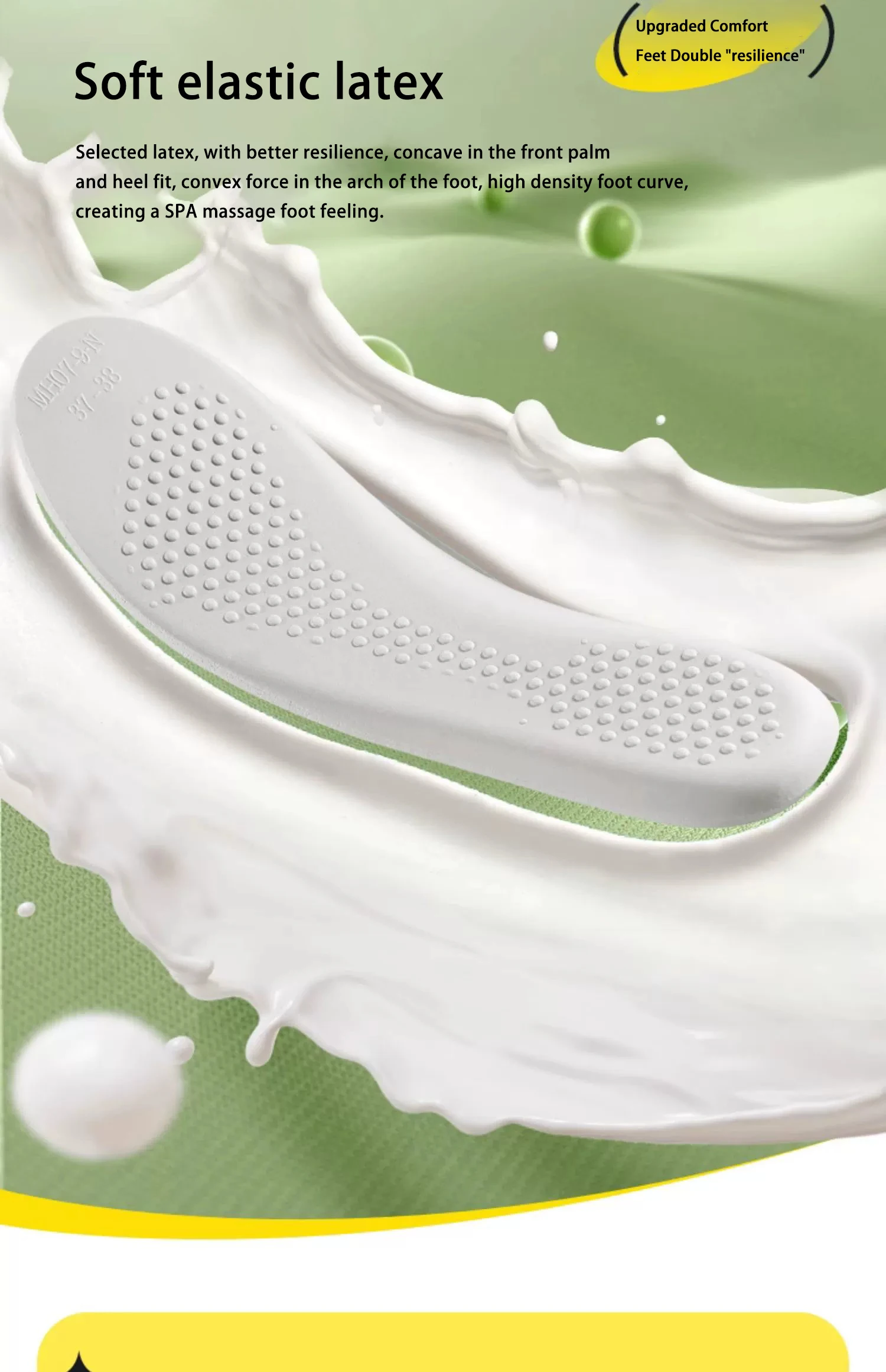 Latex Leather Shoe Insoles Wholesale Breathable Pads Latex Leather Shoe Insoles Wholesale Breathable Pads