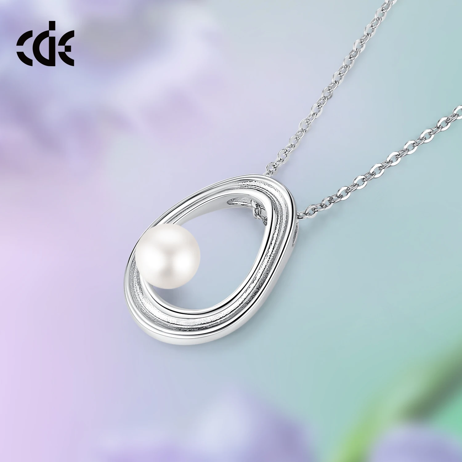 CDE YP1660 Minimalist Jewelry 925 Sterling Silver Necklace With Fresh Water Pearl 2023 Rohodium Plated DIY Pearl Necklace