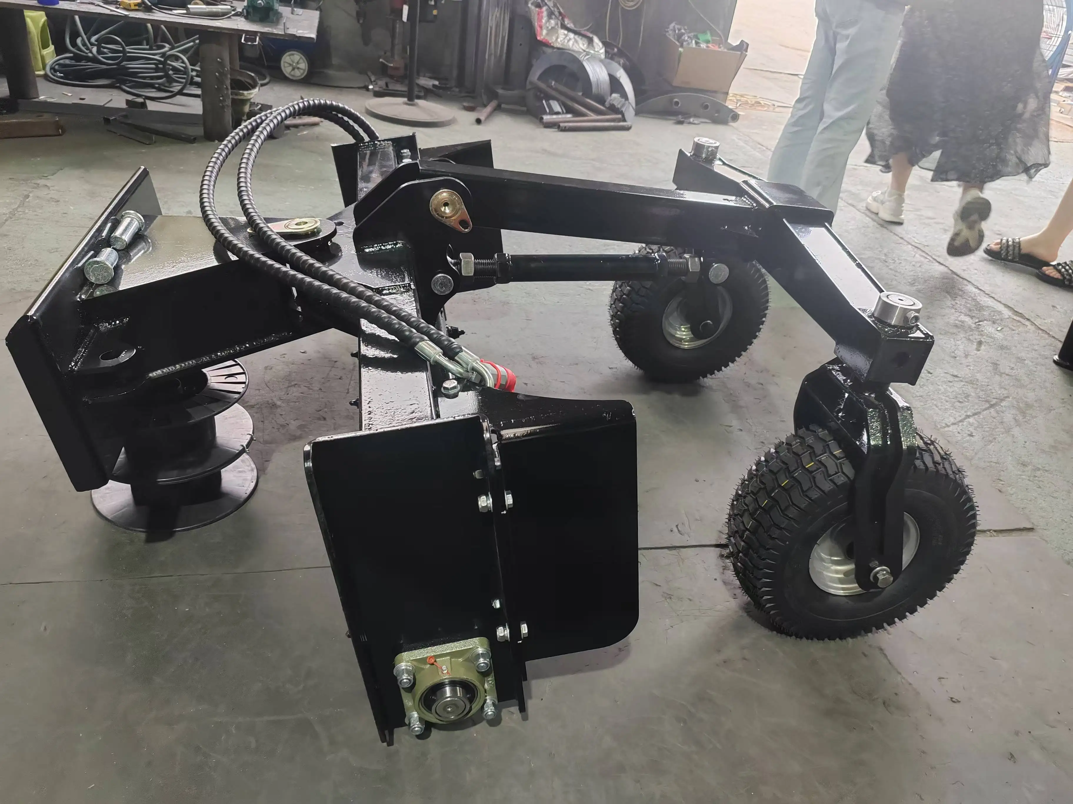 product 2025 new skid steer loader mowing machine forestry garden mulcher equipment high flow lawn mower-15