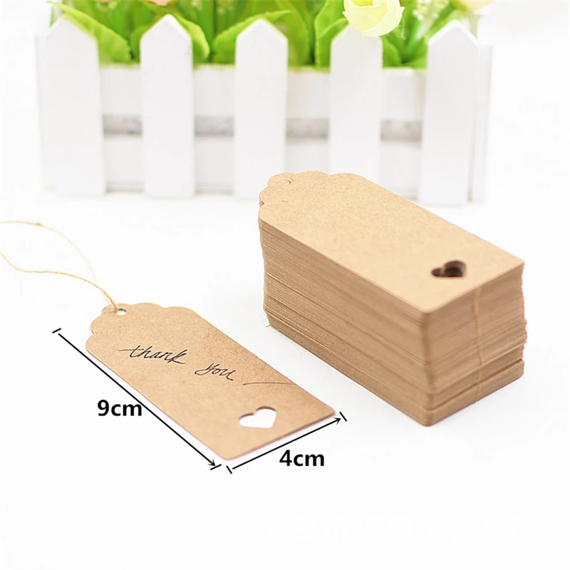 Custom Design Bliss Gift Kraft Paper Tags For Diy Wedding Party