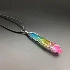 Wholesale Beautiful Natural Energy Stone Aura Quartz Rainbow Crystal For Healing Pendant Gift