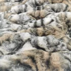 Rabbit Fur Rabbitimitation Rabbit Fur Spandex Stretch Rabbit Faux Fur Fabric For Garment / Home Textile