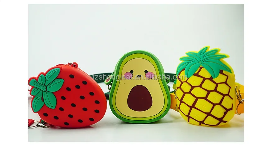 product japanese style mini fruit custom childrens silicone shoulder bags cute cartoon pouch purse for girl beautiful handbags for kids-7