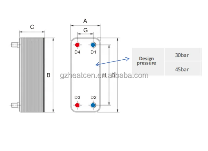 Efficiency Copper Brazed Plate, 220 V - detail 12