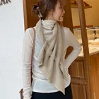 Cotton Scarf Cotton Hijab Scarf Breathable Plain Light Weight Rayon Modal Twill Cotton Woven Modal Hijab Scarf