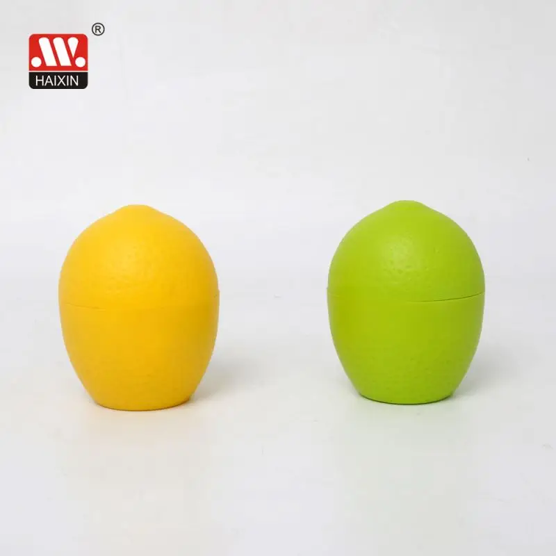 Fruit Vegetable Shaped Plastic Garlic, Lemon, Pepper Container for Food Storage