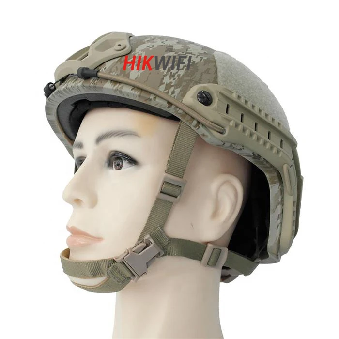 Customizable Tactical Gear High Cut Helmet System With Fast Bump Uhmwpe