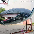 Animated Animal Entertainment Park Customized Simulation Animatronic Marine Animal Whale