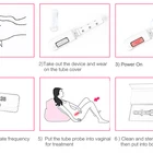 Red And Blue Led Light Therapy Vagina Anti-inflammation Machine With Vibrator