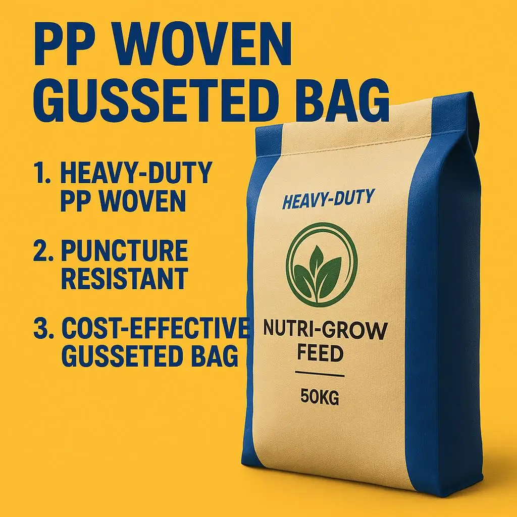 25kg 50kg Heavy-Duty PP Woven Bag for Fertilizer, Animal Feed, and Grain Packaging - detail 3