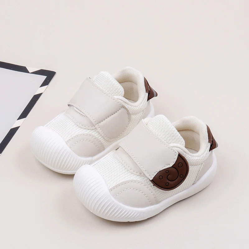 Spring Autumn Casual Shoes High Quality Breathable Sneaker with Anti-Slip Rubber Sole Toddler Walking Shoes Hot Selling manufacture