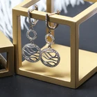Jewelry Sets Low Price Hiphop Geometric Sterling Silver Jewelry Sets For Ladies