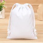 Bag Gift Cotton Bag Supplier Eco-friendly Reusable Cotton Cloth Drawstring Bag For Gift