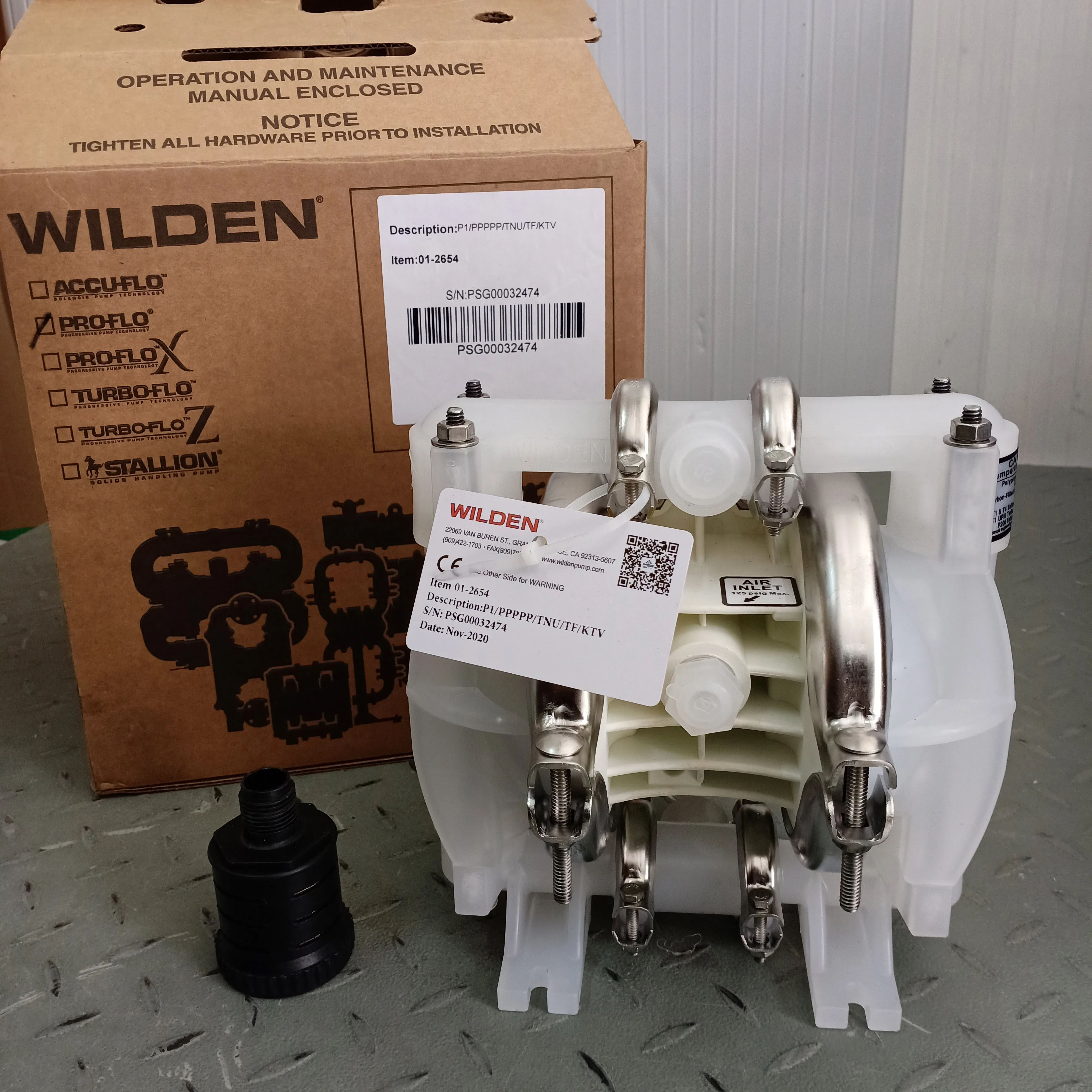 May stock wilden pneumatic dipahrgam 0.5inch Polypropylene pump P1/PPPPP/TNU/TF/KTV wilden orihinal na pump factory