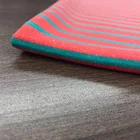 Cotton Clothes 82% Polyester 11% Cotton Dye Stripe Silver French Terry Clothes Knitting Fabric For Hoodies Clothing