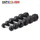 Weights Gym 5kg 7.5 Kg 10kg 15 Kg 15kg Fixed Cast Iron Rubber Weights Dumbells Hex Dumbbell In Lbs For Gym