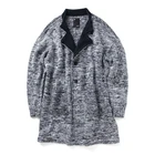 Cardigan Hot Selling Loose 12gg 100% Cotton Oversized Cardigan Sweater For Men
