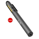 Lamp ALS 150lm Preservative Radiating Pocket-Sized Portable Rechargeable COB LED Pen Light Work Lamp Laser Pen Light