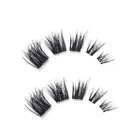 Eyelash 2020 Newest 3D Effect Super Soft Fine Band Clusters DIY Triple Lashes Clusters Eyelash