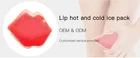 Promotion Hot Selling Cute Green PVC Gel Pack Lip Shape Ice Cooling Bag Promotion