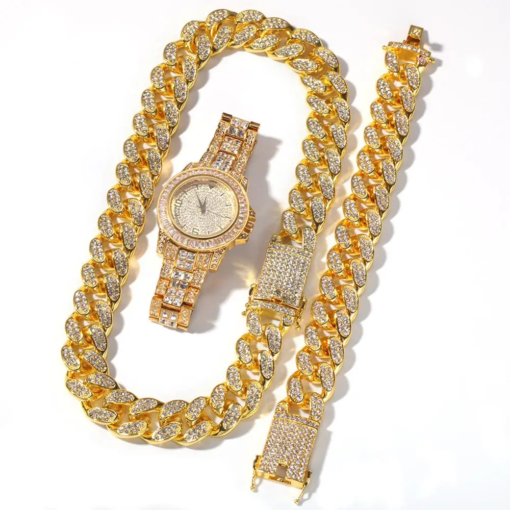 Hip Hop Personalized 18k Gold Box Lock 