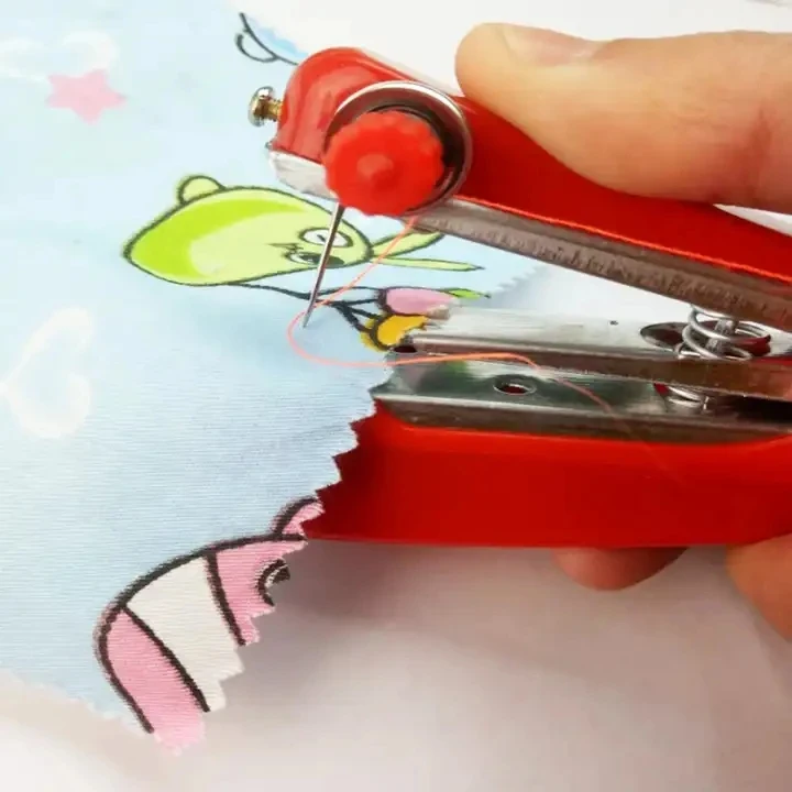 Household Portable Mini Clothes Stitch Tool Handheld Stitching Machine Electric Cloth Sewing Machine