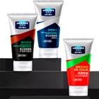 Men Facial Cream Men Moisturizing Oil Control Charcoal Aloe Vera Deep Cleaning Facial Wash Massage Cream Cleanser Foam