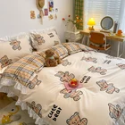3 Pcs New Design Soft Comfortable 100% Cotton Duvet Set China Factory