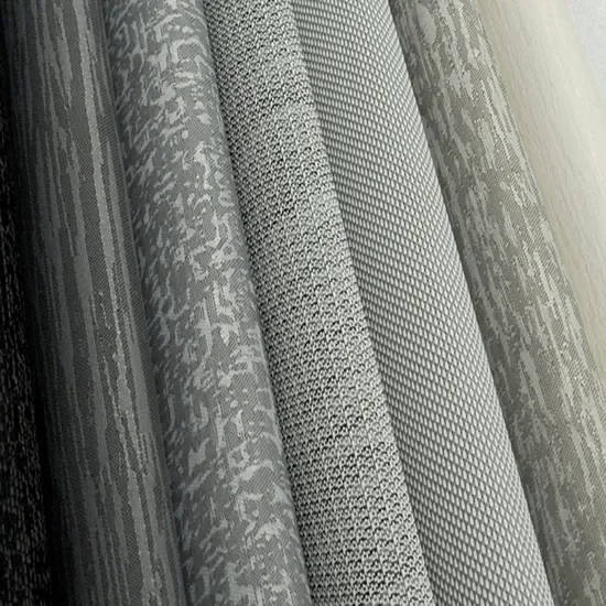 High Draping 380GSM 3M Width Jacquard Sunshade Blackout Roller Blinds Fabric for Home and Office