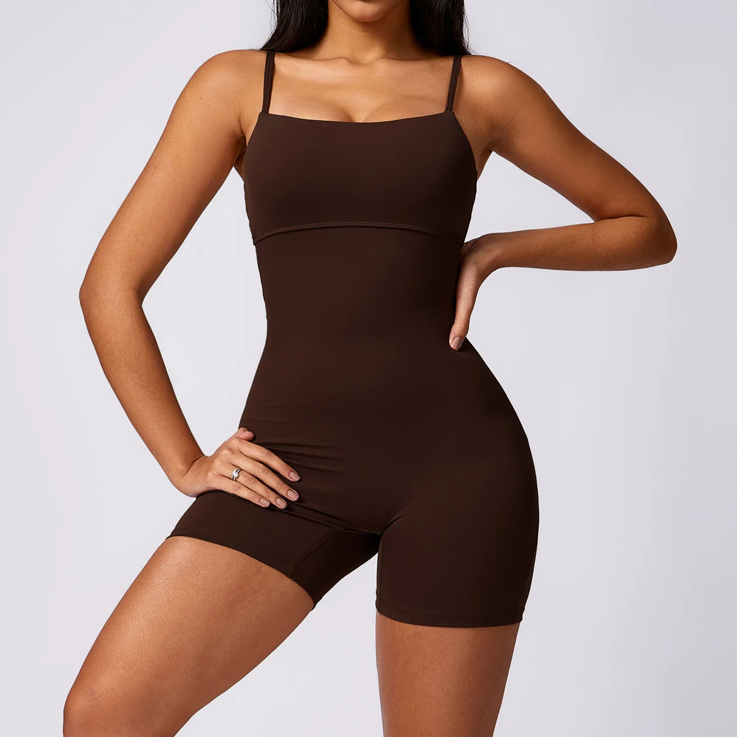 2024 New Sexy Women One Piece Yoga Gym Fitness Jumpsuit Quick Dry Sleeveless Backless Butt Lifting Yoga Bodysuit Workout Rompers