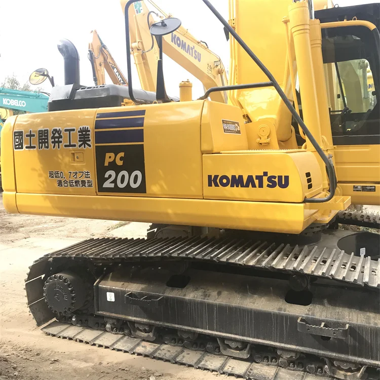 Used Komatsu PC200-8 Crawler Excavator with 20.2TON Operating Weight 0.8m³ Bucket Capacity and 869 Working Hours