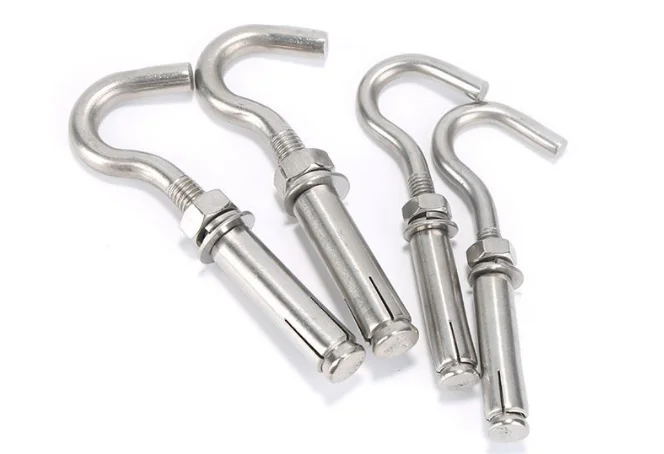 AISI 304 & 316 Stainless Steel U-Bolts L & J Hook Foundation Fasteners DIN529 Standard A2-70 Grade supplier