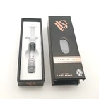 Box Glass Syringe Packaging Child Resistance Box Custom Logo Luer Lock Glass Cbd Syringe Packaging