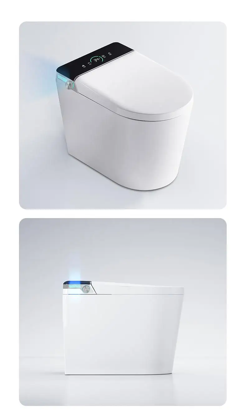 Tarpul High Quality One Piece Sanitary Ware Bathroom Smart Toilet WC Inodoro Ceramic Floor Mounted for Hotel or Home manufacture