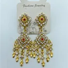 Earrings Diamond Top Sale Women Earrings Gorgeous Alloy Ear Ring Fashion Lock Clip Diamond Earrings