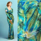 Silk Customer Requested Sell Well New Type Silk Fabric Flower Pattern Dress Fabric Women Printed Silk Fabric