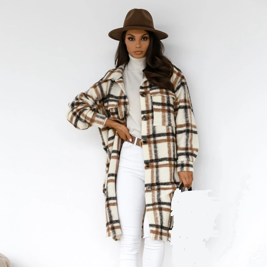 Turndown Collar Loose Outwear 