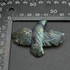 Eagle Pendant Natural Shiny Labradorite Carved Cool Eagle Animal Gemstone Pendant Man's Jewelry Making