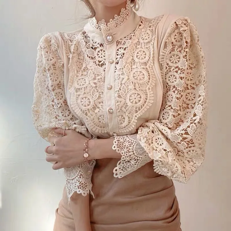 womens lace tops and blouses