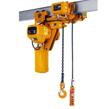 Hot sale 0.5 ton - 50 ton double speed electric chain hoist crane lifter with electric trolley lifter winch electric chain hoist