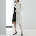 Elegant Coat Huiquan Fashion Office Trench Style Trench Elegant Casual Slim Wind Coat