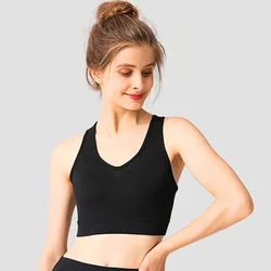 Factory Direct Leisure Shock-Proof Running Gathering Yoga Bra Oem Adjustable Ladies Sports Bras For Women Sexy