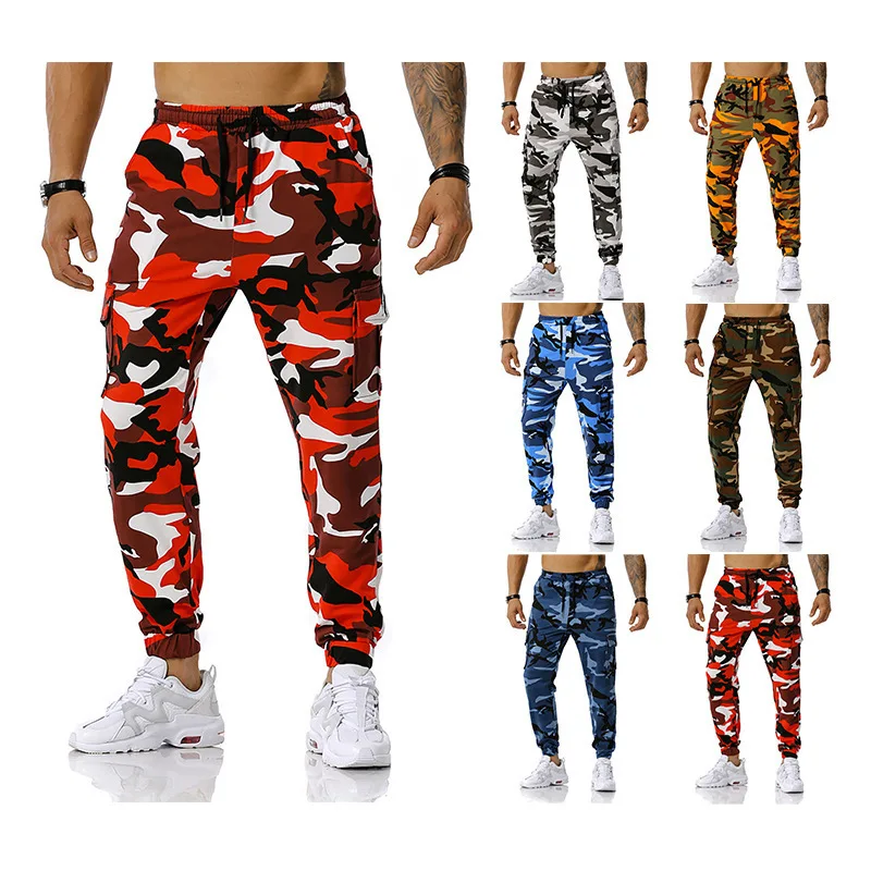 red and black camo pants mens