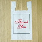 Printed Bags Plastic Bag High Quality Custom Printed Shopping Bags T-Shirt Wholesale Plastic Easy Open System Vest Bag
