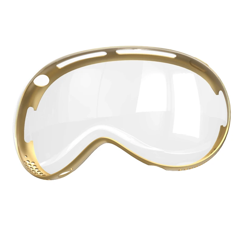 For Vision Pro Headset Face Clear Cover Transparent Tpu Protection ...