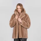 Coats Highest Quality Teddy Warm Stylish Atmosphere Faux Fur Thick Coats For Women