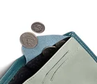 Leather Wallet Custom Color-contrasted Slim Bifold Genuine Leather Short Wallet For Business Men