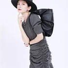 Western Style Puff Sleeve Bandeau Lady 2021 Latest Fashion Design Women Dress