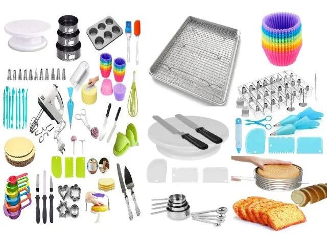 One Stop Premium Quality Baking Tools Icing Piping Bakeware Glass Dish Cake Decorating Supplies and Accessories